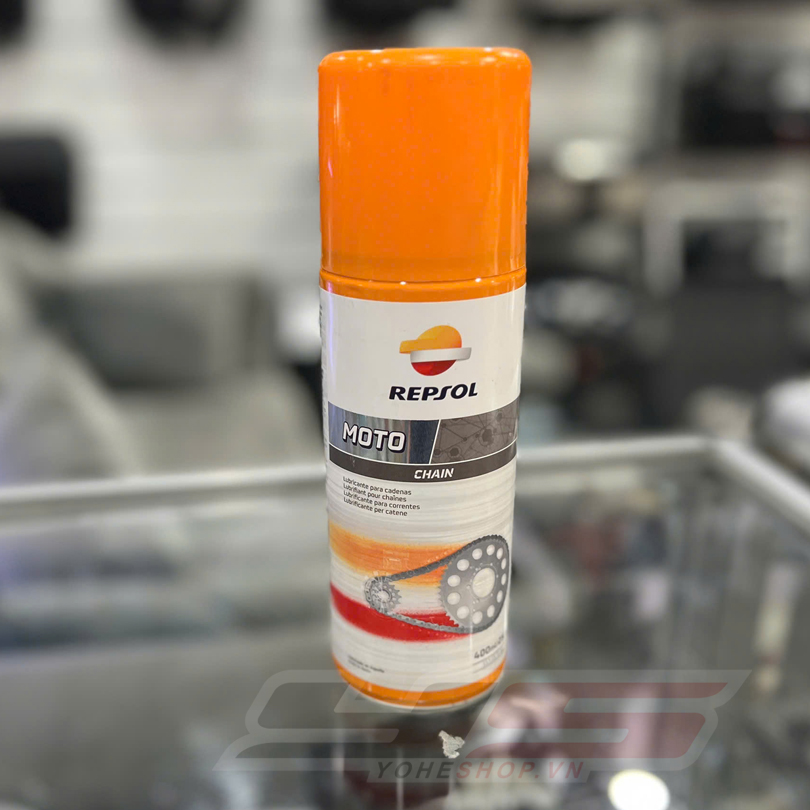 Xịt Dưỡng Sên REPSOL Moto Chain Lube 400ML