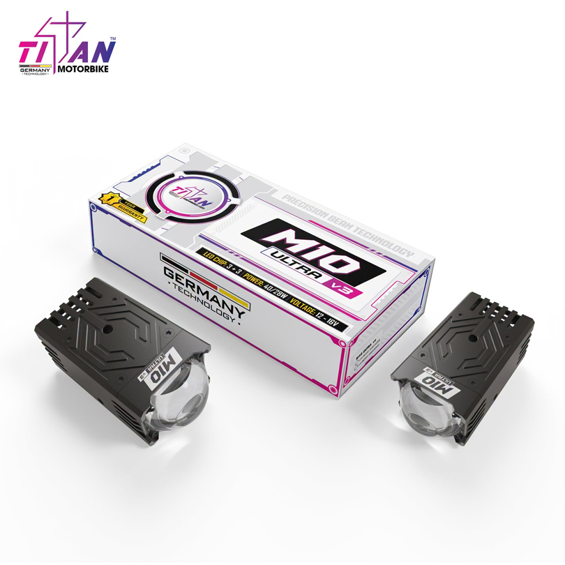 Đèn Trợ Sáng Bi Cầu Titan M10 Ultra V3 - ( 1 cặp)
