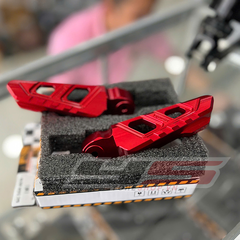 Gác Chân Nhôm CNC GH Racing - Xe Số Và Xe Ga