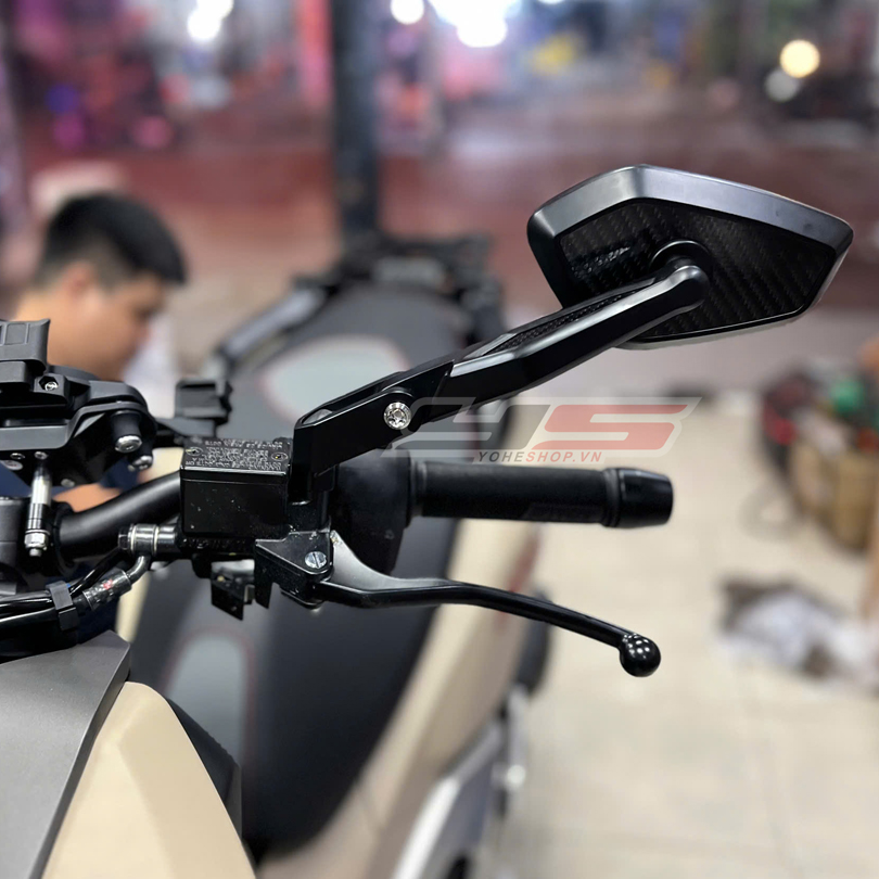 Kính Hậu Nhôm CNC ADV Gập Ra Vào Gắn Được Nhiều Loại Xe ( 1 cặp) 