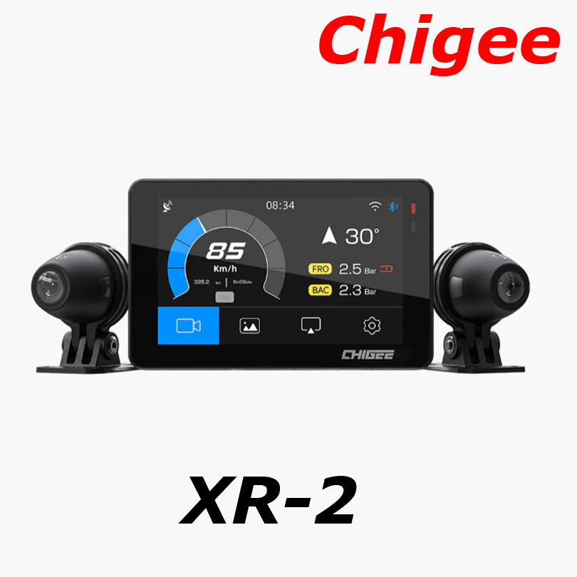 Màn Hình Dẫn Đường Chigee XR-2 - Cam Hành Trình Trước Sau 