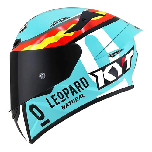 Mũ Fullface KYT TT Course Leopard Spain - Cờ Tây Ban Nha