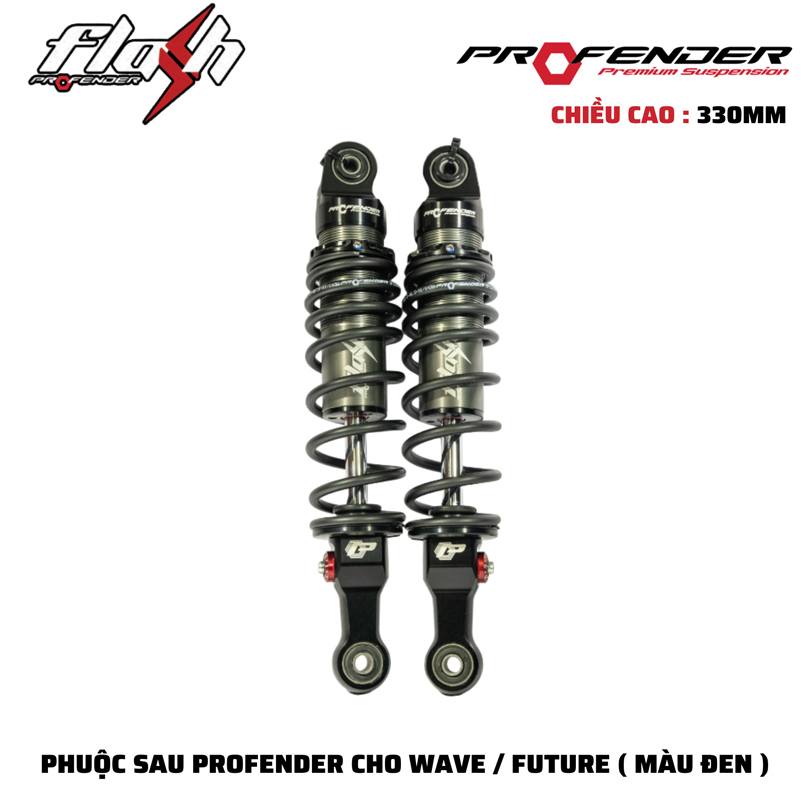Phuộc Profender Flash Series Wave/Dream/Cub/Monkey - 1 Tăng Chỉnh Không Bình Dầu