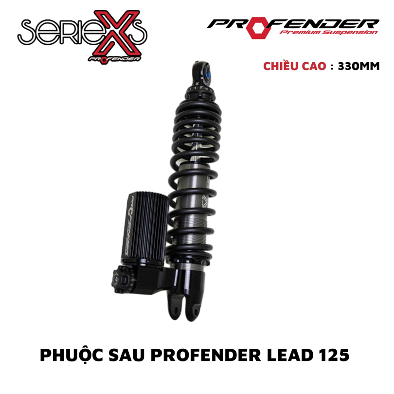 Phuộc Profender X Series Honda Lead - Bình Dầu Đứng 2 Tăng Chỉnh