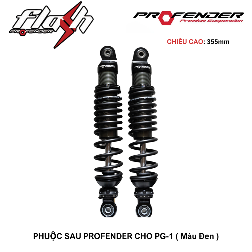 Phuộc Profender Flash Series Yamaha PG1 - 1 Tăng Chỉnh Không Bình Dầu
