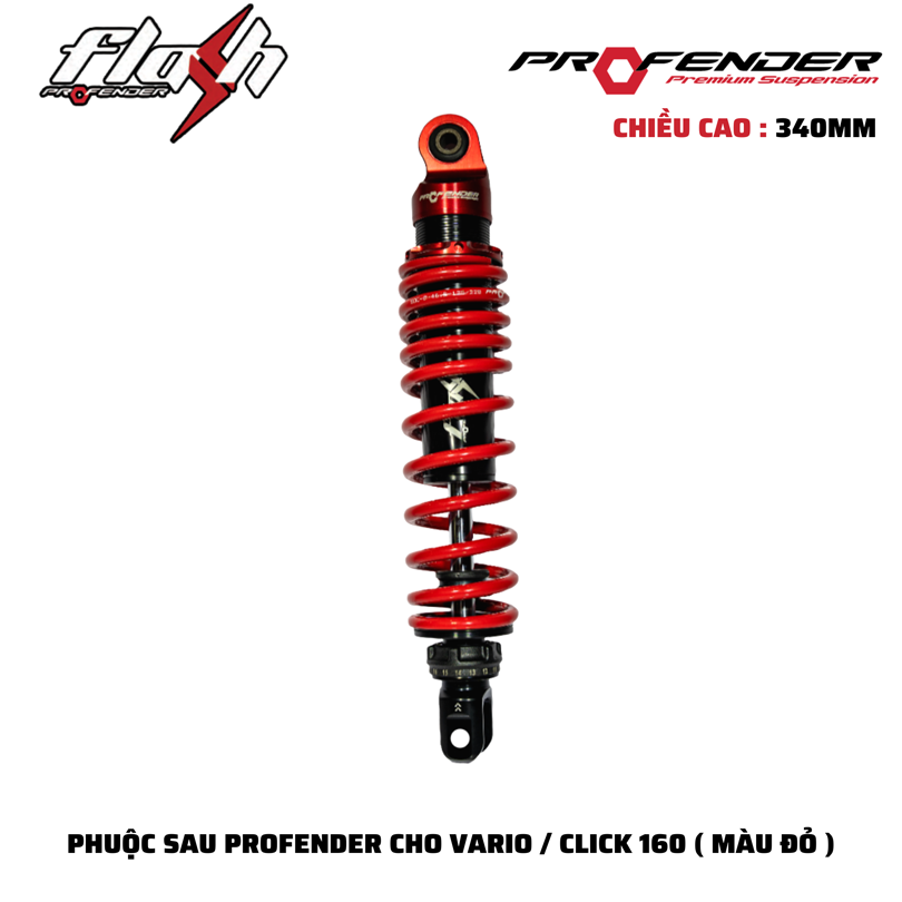 Phuộc Profender Flash Series Vario 160 - 1 Tăng Chỉnh Không Bình Dầu