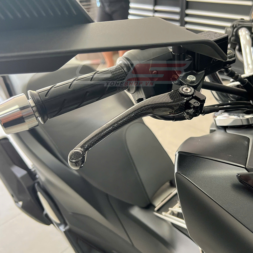 Tay Thắng Carbon GH Racing Cho PCX 160 Full Đen